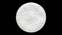 White powder in circular form isolated on transparent background, ready for design use in cosmetics, skincare, pharmaceutical, and product packaging graphics for print-on-demand and sublimation projects.