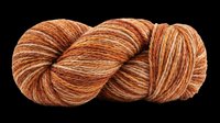 Twisted skein of warm terracotta yarn isolated on transparent background, ready for knitting, crochet, crafts, and design projects. Perfect for product mockups, tutorials, and textile artwork.