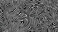 Abstract black and white wavy lines creating hypnotic organic pattern. Seamless topographic contour map design with flowing curves and ripples for modern surface decoration.
