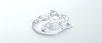 Transparent gel or liquid substance with glossy texture isolated on white background, suitable for cosmetics, skincare, and beauty product design applications.