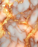 Luxurious rose gold marble texture with metallic veins and cracks on white background. Natural stone pattern for interior design and luxury packaging.