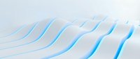 Smooth flowing waves in shades of blue and white create an abstract, modern pattern suitable for backgrounds, web design, and contemporary digital projects.