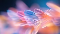 Abstract flowing fabric waves in vibrant pink blue orange gradient colors creating dynamic motion blur effect for modern digital art backgrounds.