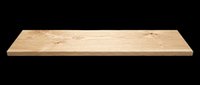 Natural wooden shelf with light pine finish, isolated on transparent background. Ready for design use on t-shirts, clipart, stickers, print-on-demand products, and sublimation projects.