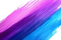 Vibrant diagonal brush strokes in pink, purple and blue colors create dynamic motion on white background, suitable for modern graphic design and creative projects.