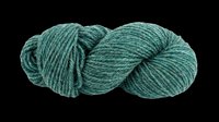 Teal twisted yarn skein isolated on transparent background, ready for crafting, knitting tutorials, textile design, print-on-demand products, and digital art projects.
