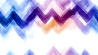Abstract watercolor zigzag pattern in blue, purple, and orange hues on white background, creating a soft geometric design for modern digital projects.