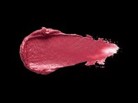 Lipstick smear in deep rose isolated on transparent background, ready for beauty product design, cosmetics packaging, makeup tutorials, print-on-demand merchandise, and digital beauty graphics.