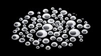 Assorted googly eyes collection in various sizes, isolated on transparent background. Ready for clipart, stickers, t-shirt design, print on demand, and sublimation projects.