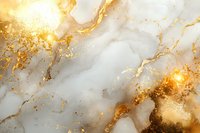 Luxurious white marble texture with golden veins and sparkling metallic accents creates elegant natural stone pattern for luxury interior design background.