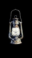 Watercolor vintage oil lantern isolated on transparent background, ready for t-shirt design, stickers, clipart, sublimation, and print on demand projects.
