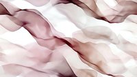 Soft flowing abstract waves in gentle pink and white tones create ethereal movement across smooth gradient background, suitable for luxury branding and wellness designs.