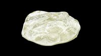 Translucent gel or clear slime blob isolated on transparent background, ready for design use on t-shirts, stickers, clipart, and print-on-demand products.
