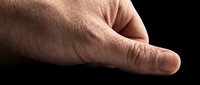 Isolated hand gesture showing thumbs down sign on transparent background, ready for clipart, t-shirt design, stickers, print-on-demand products, and sublimation projects.