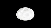 Transparent plastic dome lid for food and beverage containers, isolated on transparent background. Ready for design use in packaging mockups, product illustrations, print-on-demand, and commercial graphics.