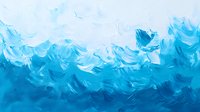 Abstract blue ocean waves painted with thick brushstrokes creating textured seascape artwork for coastal decor and marine themed designs.