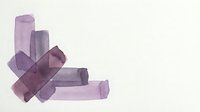 Abstract purple geometric composition with overlapping translucent rectangular shapes creating depth and modern artistic design on white background.