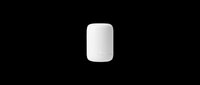 Smart white wireless speaker isolated on transparent background, ready for t-shirt design, clipart, stickers, print on demand, and sublimation projects.