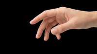 Open hand gesture isolated on transparent background, ready for design use on t-shirts, clipart, stickers, print-on-demand products, and digital designs.