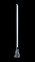 Sleek dark gray tower fan with elongated vertical design, isolated on transparent background. Ready for clipart, print-on-demand, sublimation, and design projects.