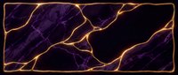 Dark purple marble texture with glowing golden veins creating elegant luxury stone pattern for premium interior design and sophisticated backgrounds.