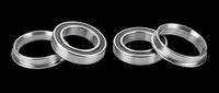 Steel ball bearings set isolated on transparent background, ready for T-shirt design, stickers, clipart, print on demand, and sublimation projects.