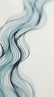 Abstract flowing lines in teal and navy blue creating dynamic wave pattern on light background for modern design projects.