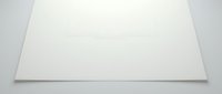 Blank white paper sheet isolated on light background, ready for design mockups, presentations, stationery templates, and branding projects.