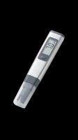 Digital pH meter pen with LCD display showing 7.0, isolated on transparent background. Ready for science, lab, aquarium, and pool care clipart, stickers, or print on demand use.