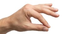 Male hand with light skin tone gesturing in open palm position on white background, isolated and ready for design use on websites, presentations, and marketing materials.