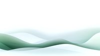 Minimalist abstract landscape with smooth flowing curves in soft mint green and white tones creating a serene wave-like pattern. Suitable for modern interior design.
