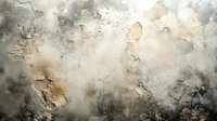 Atmospheric abstract background with textured neutral tones of gray, beige and white creating moody cloudlike effects. Grunge surface with organic patterns.