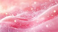 Soft pink abstract background with flowing wave design and glowing particles creates dreamy atmosphere for romantic and feminine designs.