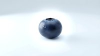 Fresh blueberry isolated on white background, suitable for food packaging, recipe blogs, nutrition labels, and culinary design projects.