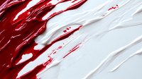 Abstract red and white acrylic paint strokes on canvas creating dynamic artistic texture for modern creative projects and contemporary design backgrounds.
