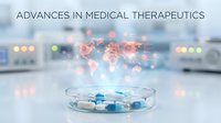 Pharmaceutical research laboratory setting with capsule pills in petri dish and molecular structure visualization, representing medical innovation and drug development.