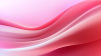 Smooth flowing curves in soft pink and white create gentle wavy lines against gradient background, abstract modern design for feminine business presentations.