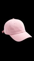 Pink baseball cap isolated on transparent background, ready for t-shirt design, sublimation, print-on-demand products, stickers, and clipart applications.