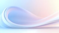 Elegant flowing curves in soft pastel blue and pink create gentle abstract waves against white background, suitable for modern minimalist design projects.