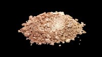 Pile of loose mineral powder in warm beige and tan tones, isolated on transparent background. Ready for cosmetics, beauty, makeup design, sublimation, print-on-demand products, and digital design projects.