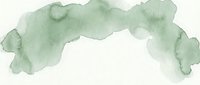 Soft green watercolor paint stroke with organic flowing edges on white background for artistic design projects and creative layouts.