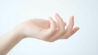 Open palm hand gesture isolated on white background, ready for design use on websites, apps, presentations, and marketing materials.