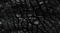 Black crocodile leather texture with detailed scales pattern for luxury fashion and interior design backgrounds.