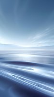 Ethereal winter landscape with smooth snow dunes and misty horizon in cool blue tones, creating serene minimalist composition for tranquil wall art and meditation spaces.