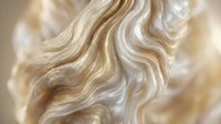 Blonde wavy hair with highlights and lowlights, flowing texture with soft lighting, suitable for beauty, haircare, and salon marketing materials.
