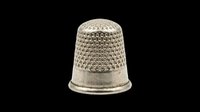 Sewing thimble isolated on transparent background, ready for clipart, print-on-demand, t-shirt design, stickers, and sublimation projects.