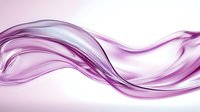 Elegant flowing pink and purple transparent waves create dynamic motion against white background, suitable for modern business designs and abstract layouts.