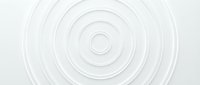 White concentric circles creating ripple effect on clean background for modern design projects and presentations.