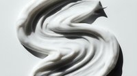 Swirling black and white smoke or ink creating abstract flowing patterns, isolated on white background for design, overlay, or artistic composition use.