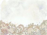 Vintage floral border with ornamental lace, pineapples, and botanical elements on cream background. Isolated design element for invitations, cards, and decorative projects.